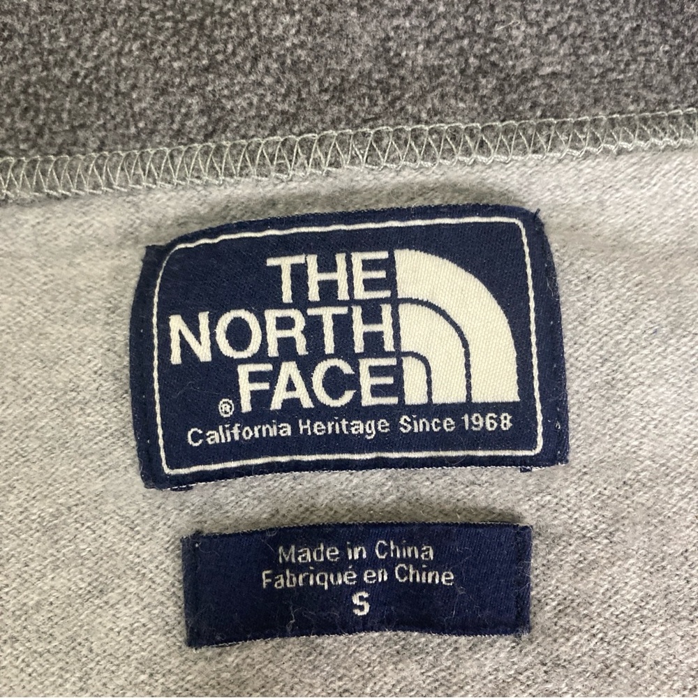 Men's Sweater The North Face Pullover California Heritage Gray Sz S Quarter Zip - Picture 11 of 16